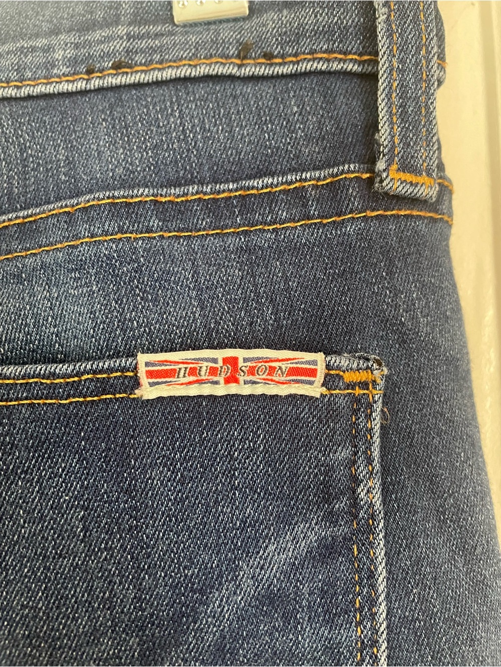Hudson Jeans Dark Blue Nico Mid-Rise Super Skinny Jeans - Picture 4 of 14